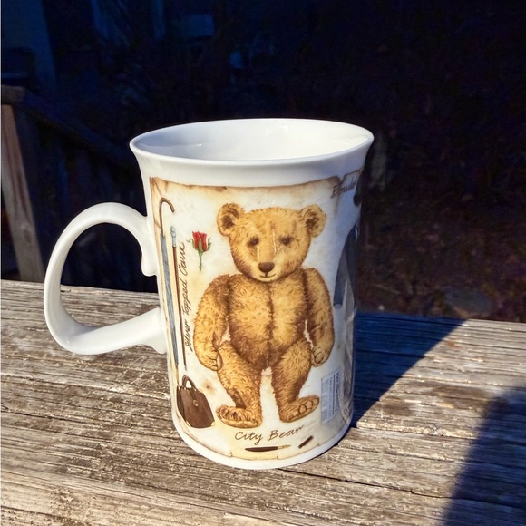 Dunoon Fine Bone China England “Lord Ted” Designed By Richard Partis Mug 4” Ht. - Picture 2 of 12